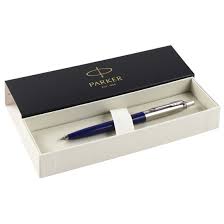 Ручка шариковая Parker 'Jotter Originals Recycled N CT' синяя, кнопочная, 2183338