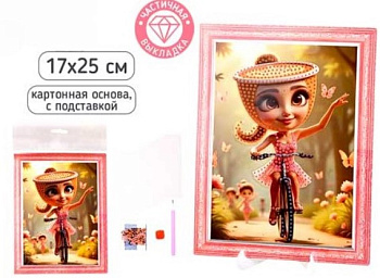 Алмазная мозаика ИТАЛ.МЕМ, картонная основа 17х25 см, M-12388